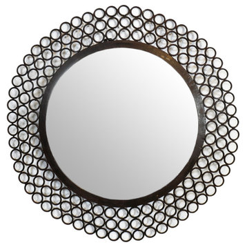 Iron Round Ring Mirror