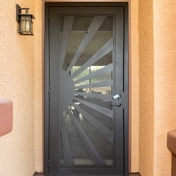 Tempe Sun Iron Security Door