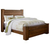 Rustic Panel Bed (King: 95 in. L x 84 in. W x 56 in. H)