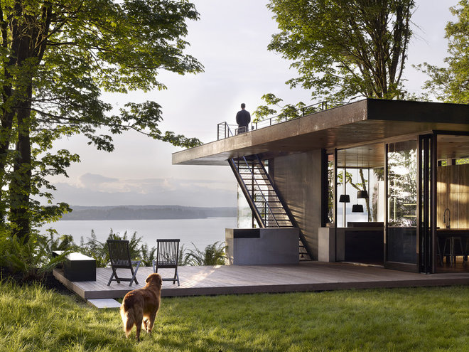 モダン エクステリア (外観・外構) by MW|Works Architecture+Design
