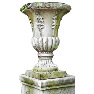Six Sided Urn 18 H, Garden Planters