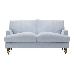 This Isla Two and half seat in Sky soft wool - Sofas