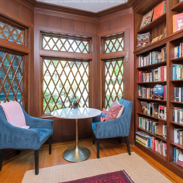 New Wood Windows in Amazing Home Library & Office - Renewal by Andersen Bay Area