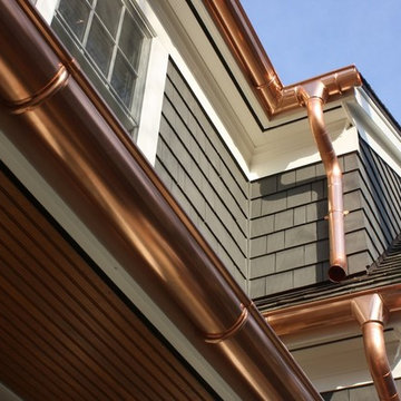 I love it when the homeowner lets us design their gutter system. (Birmingham)