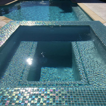 Glass Tile Pools and Spas