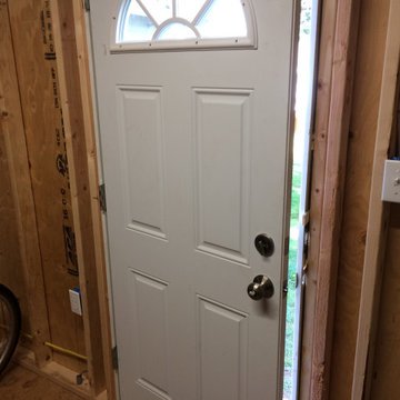 Run power to detached storage shed