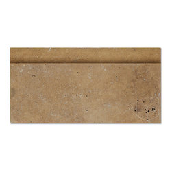 Noce Travertine Base Moulding - Home Decor