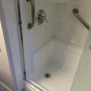 Seated Shower Base Install, Saratoga Springs NY