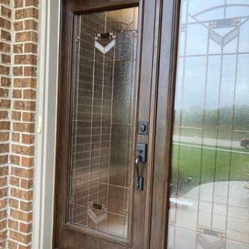 Double Steel Entry Door With Double Aluminum Storm Door