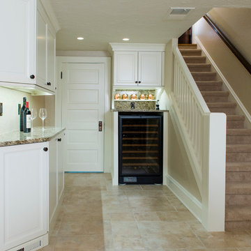 Shaker Heights Basement with Bar and Bath