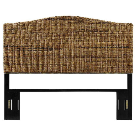 Elegant Brown King Size Headboard with Coastal Design for a Stylish Bedroom
