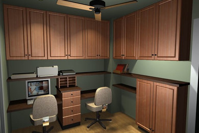 This is an example of a transitional home office in Grand Rapids.