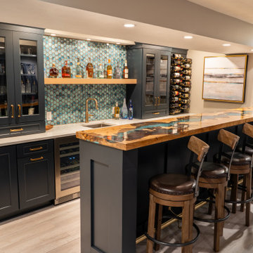 Epoxy Bar Top | Custom Home Bar Design