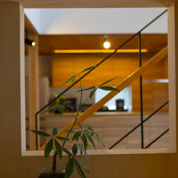 吹抜けがつなぐ暮らし Connected Living 設計:三井健吾都市建築計画室 撮影:建築写真・竣工写真の齋藤写真事務所
