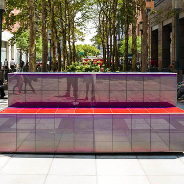 Temperature Sensitive Interactive Color Changing Bench