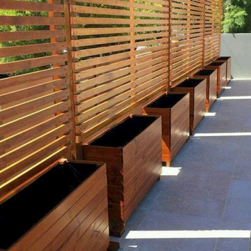 Backyard wood work