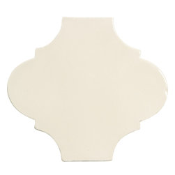Tuileries Arabesque in Pastis - Tile