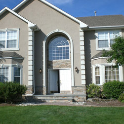 Hardcoat Stucco with Cultured Stone - Outdoor Products