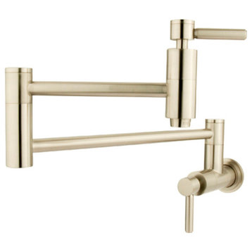 Kingston Brass KS810.DL Concord 3.8 GPM Wall Mounted Double - Brushed Nickel