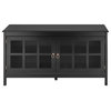 Beautiful Black Wood TV Stand