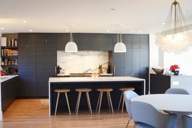 Kitchen - modern kitchen idea in Denver