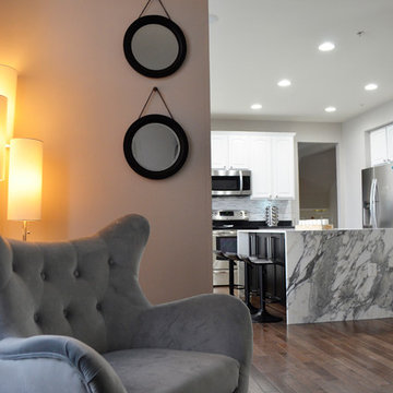 Kitchen Calacatta Gold Marble Polished