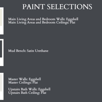 Redding Row-Interior Paint and Color Sourcing