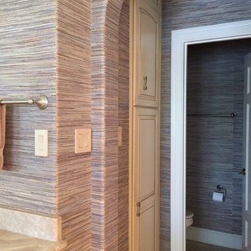 Challenge! Phillip Jeffries Grasscloth on Bullnose Corners