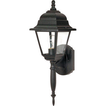 Nuvo Briton 1-Light 18" Wall Lantern with Clear Seed Glass