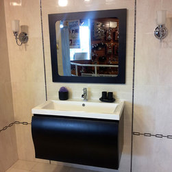 Figi Wallhung Vanity Wenge - Bathroom Vanities And Sink Consoles