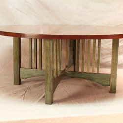 Green legged coffee table - Coffee Tables