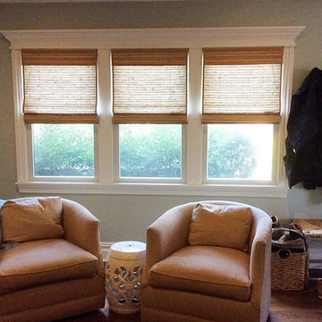 Natural woven shades