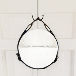 Leather Equestrian Bridle Mirrors - Wall Mirrors