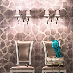 Trend Usa Glass tile mosaic wallpaper - Home Decor