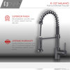 STYLISH Pull Down Kitchen Faucet  K-107N Matte Black