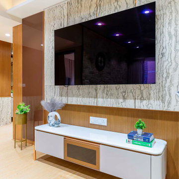 4BHK Elegant Interiors at Shilp Shaligram