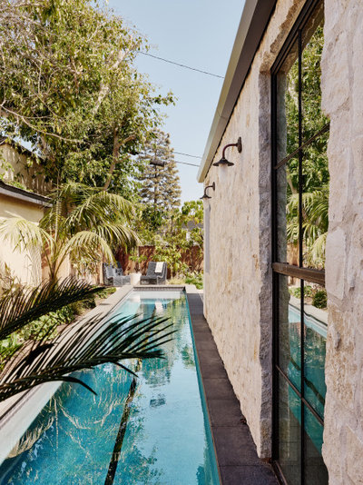 Contemporary Pool by Laney LA, Inc.