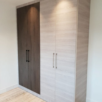 Brown Wood Finish Wardrobes in Rickmansworth | Inspired Elements | London