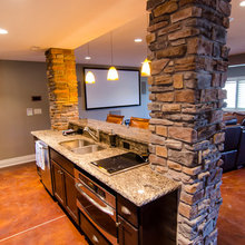 basement kitchen