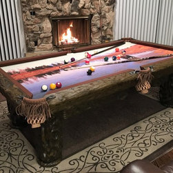 Rustic Wilderness Billiard Pool Tables - Game Tables