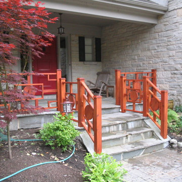 custom hand rail and gate