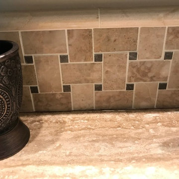 Custom Ceramic Vanity Backsplash