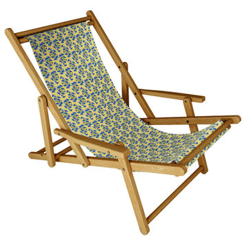 Deny Designs Caroline Okun Swedish Gingham Blooms Sling Chair