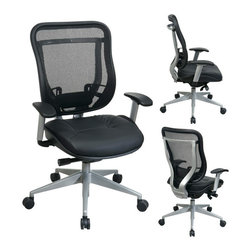 Black  High Back office Executive Leather Chair - Office Chairs
