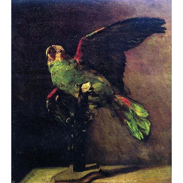 Vincent Van Gogh The Green Parrot, 20"x25" Wall Decal