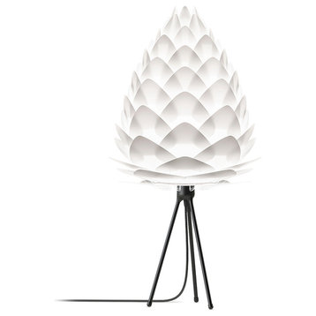 Conia 32" H Table Lamp, Black/White