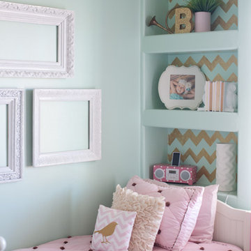 Modern Chevron Wall Stencil Projects