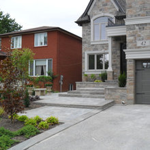 front porch and landscaping