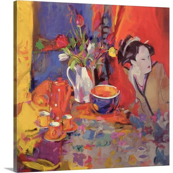 The Magical Table, 2002 Wrapped Canvas Art Print, 16"x16"x1.5"