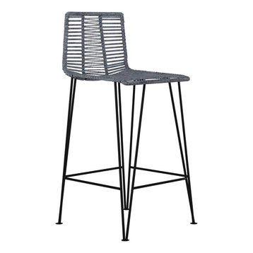 Odette Bar Stool, Grey